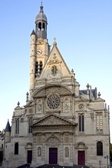 Fototapeta na wymiar Church Saint-Etienne-du-Mont