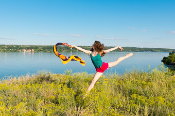 Ballerina. Dnepropetrovsk. Ukraine. 29.06.2014