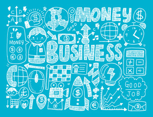 doodle business background