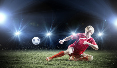 Naklejka premium Football player