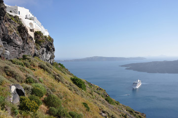 Kraterblick auf Santorin, Griechenland © Alexander Reitter