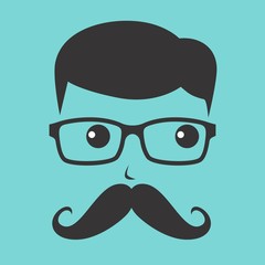 geek cartoon character