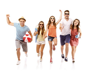 Fototapeta premium Group of happy students