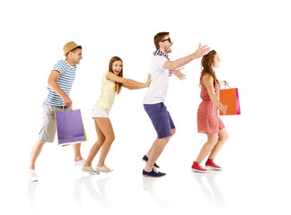 Obraz premium Group of happy students