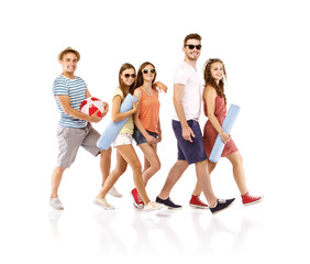 Fototapeta premium Group of happy students