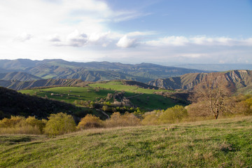 Fototapeta na wymiar Georgia mountains landscape