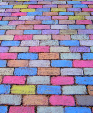 Colored bricks