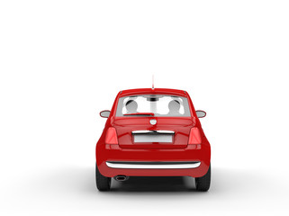 Obraz na płótnie Canvas Small red car