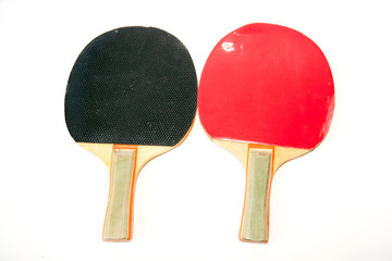 Red and black table tennis