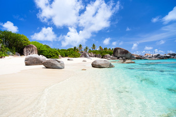 Picture perfect beach at Caribbean