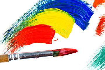 Obraz premium Paints and brushes