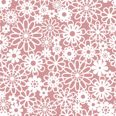 seamless abstract  floral background