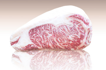 Kamui Wagyu beef fat, high quality marble Strip lioyd .
