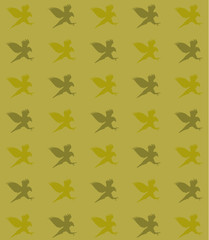 Hawk silhouette pattern