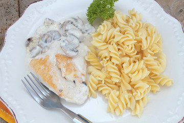 escalope à la normande