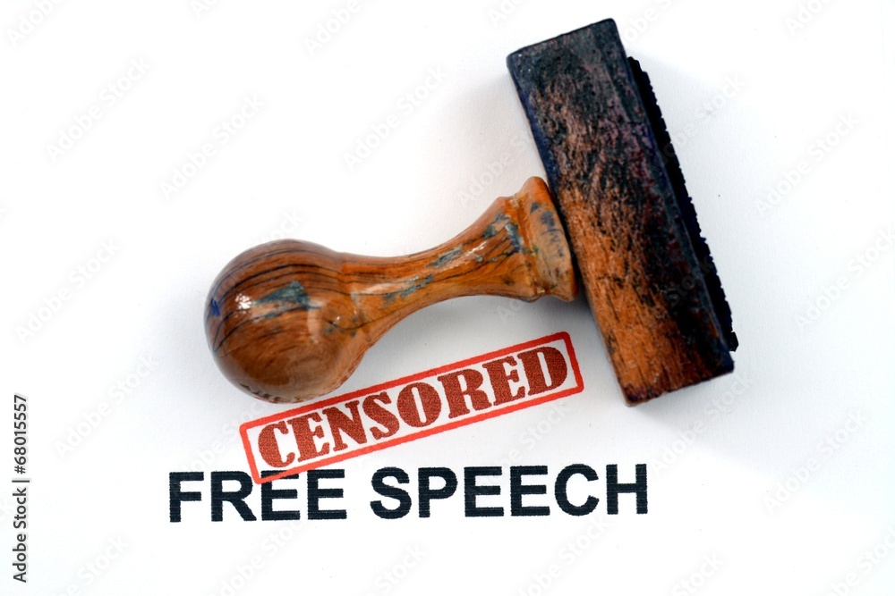 Wall mural censored free speech