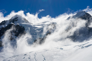 Snowy mountains