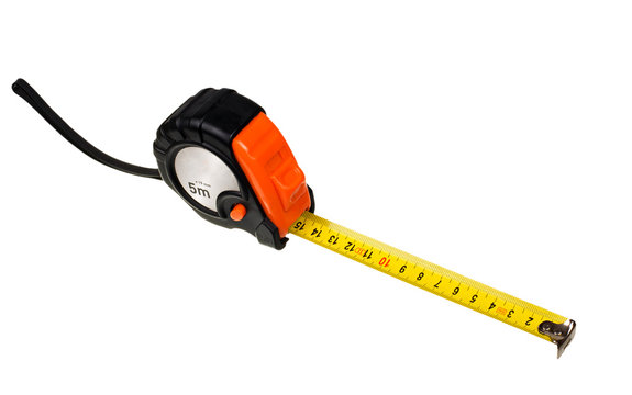 Tape Measure isolated on white background