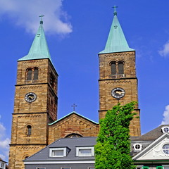 Fototapeta na wymiar Altstadt von SCHWERTE mit Christuskirche