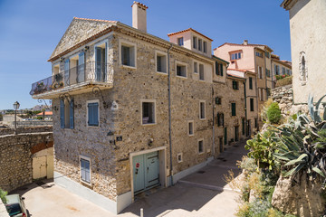 Antibes, France. House on the promenade Admiral de Grasse