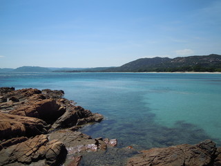 Plage de Palombaggia en Corse