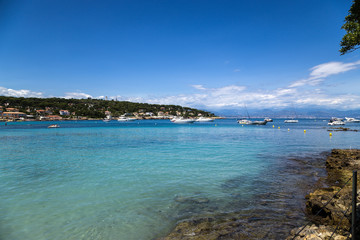 Obraz premium Antibes, France. Seascape on the French Riviera