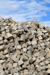 Granitpflastersteine