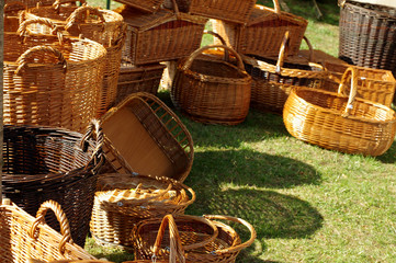 wicker baskets handmade