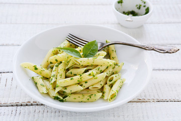 pasta with pesto