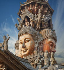 Sanctuary of Truth, Pattaya, Thailand.