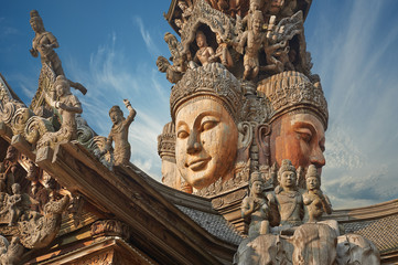 Sanctuary of Truth, Pattaya, Thailand.
