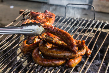 Notrhern Thai Spicy Sausage call Sai Aua