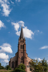 Fototapeta premium Kirche -Pfarrkirche St.Gangolf