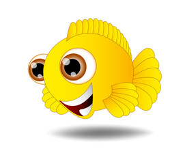 Image result for cartoon yellow fish