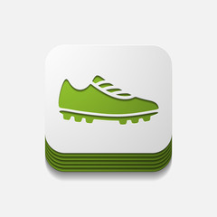 square button: sneakers