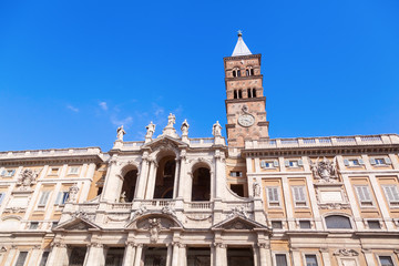 Fototapeta na wymiar Basilika Santa Maria Maggiore in Rom