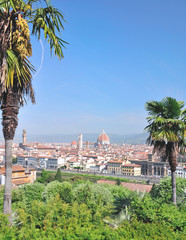 Blick auf Florenz von der Piazzale Michelangelo