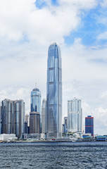 Naklejka premium Modern Buildings in Hong Kong