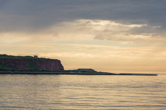 Sonnenuntergang auf Helgoland