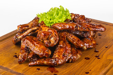 chicken wings in hot sauce