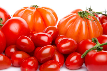 Different varieties of tomatoes