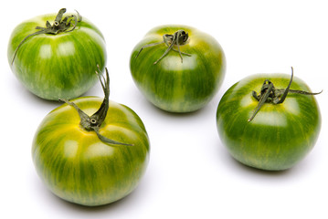 Green fresh tomatoes