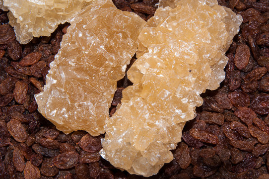 Oriental sweetness of crystal sugar or navat