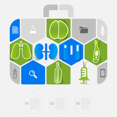 Set of medical icons