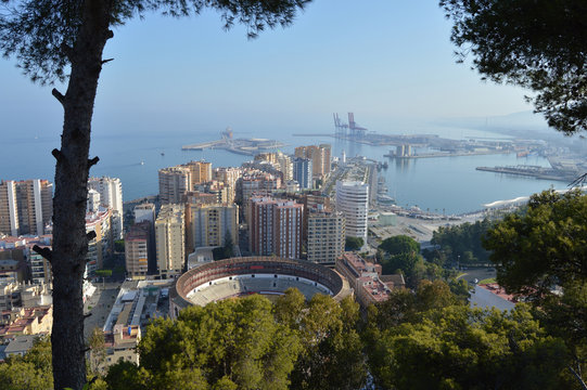 Málaga, panorámica, La Malagueta