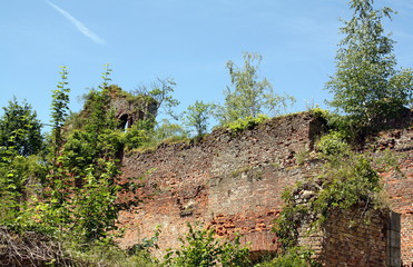 Ruins of the Cisterciënzer Abbey of Auine in Gozee