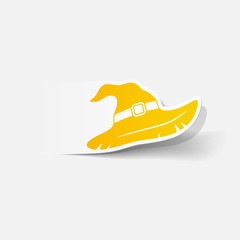 realistic design element: witch hat