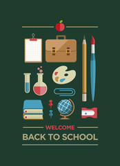 Welcome Back To School Poster