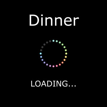 LOADING Illustration - Dinner