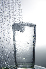 Water glass.